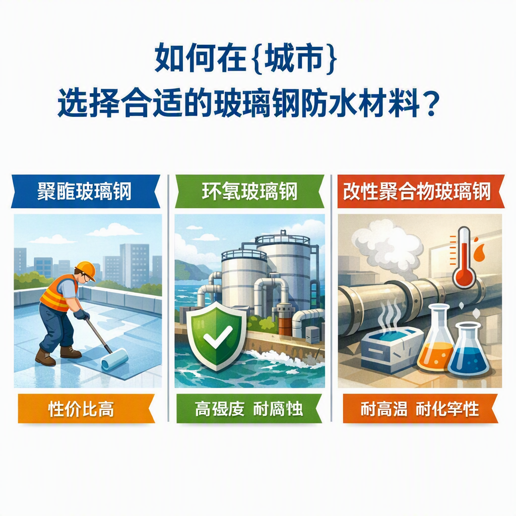 如何在丽水选择合适的玻璃钢防水材料?